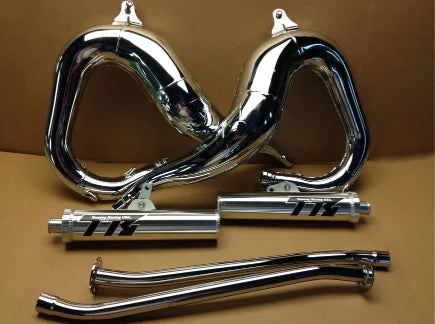 TOOMEY BANSHEE T5 RACING PIPE SET CHROME